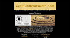 Desktop Screenshot of cropcircleanswers.com